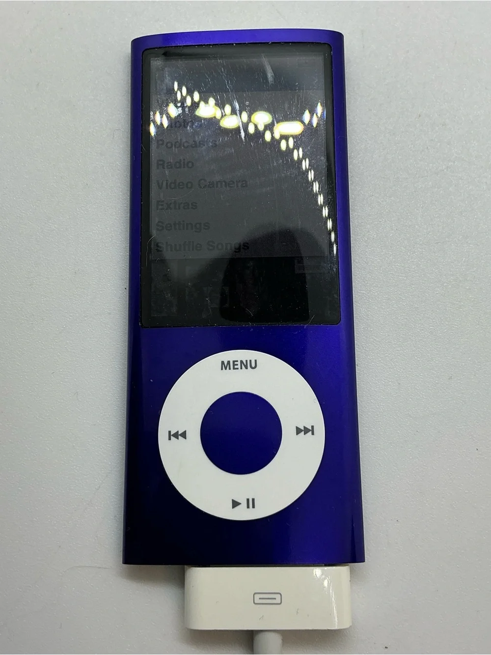 Used Vintage Purple Apple iPod Nano 5th Generation Works 8GB? 16GB?